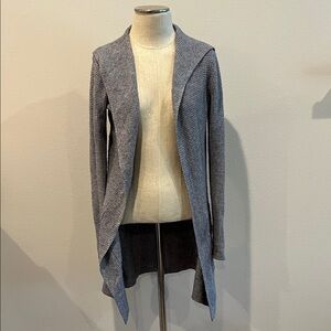 Cyrus Women's Gray Open Front Cardigan